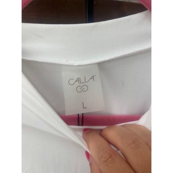 CALIA Women's Pure White Long Sleeve Rashguard Size L - Picture 7 of 7